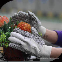 SRSAFETY weiße Frauen Baumwoll-Gartenhandschuhe